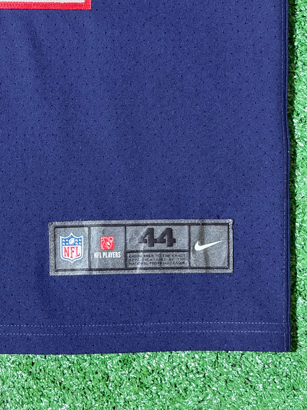 Devin McCourty New England Patriots Jersey #32 Nike Vapor Elite Blue Size 44 (Large) NFL