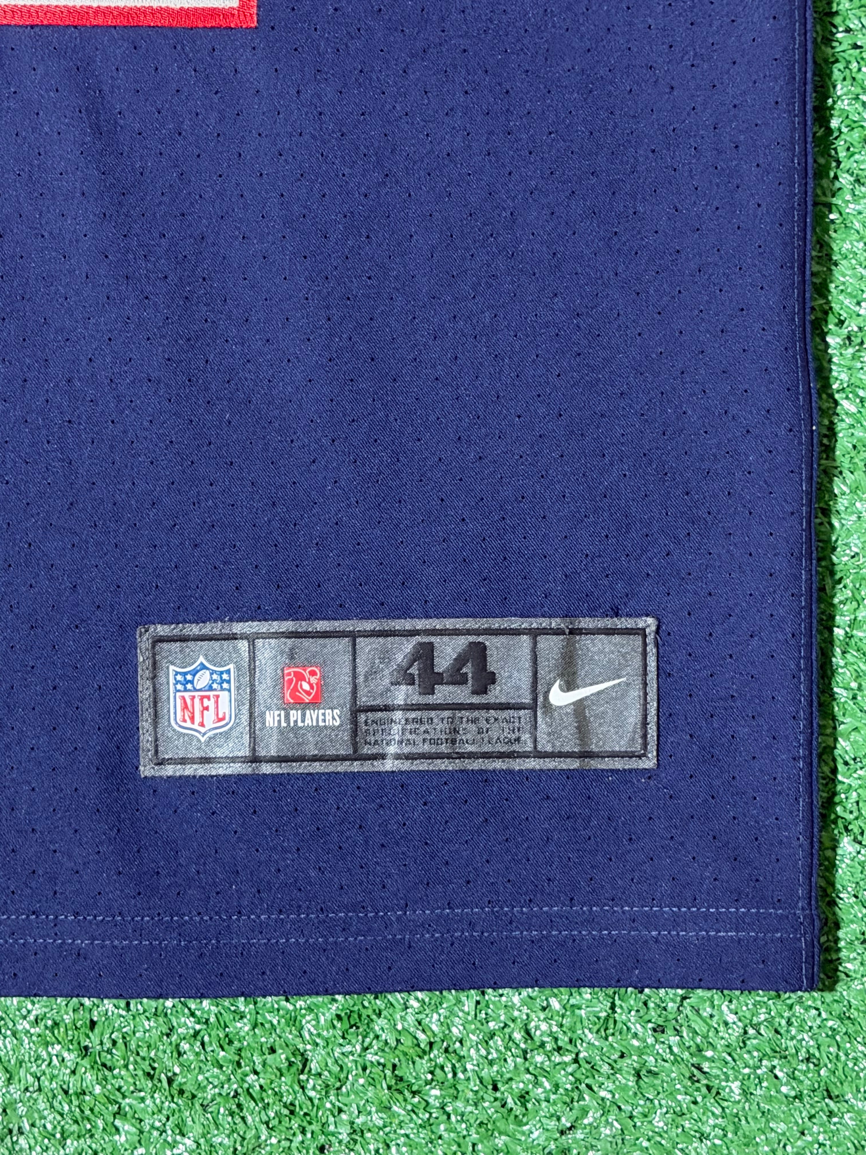 Devin McCourty New England Patriots Jersey #32 Nike Vapor Elite Blue Size 44 (Large) NFL