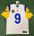 Matthew Stafford Los Angeles Rams Jersey #9 Nike Vapor Fuse Limited Stitched White Size (Medium) NFL