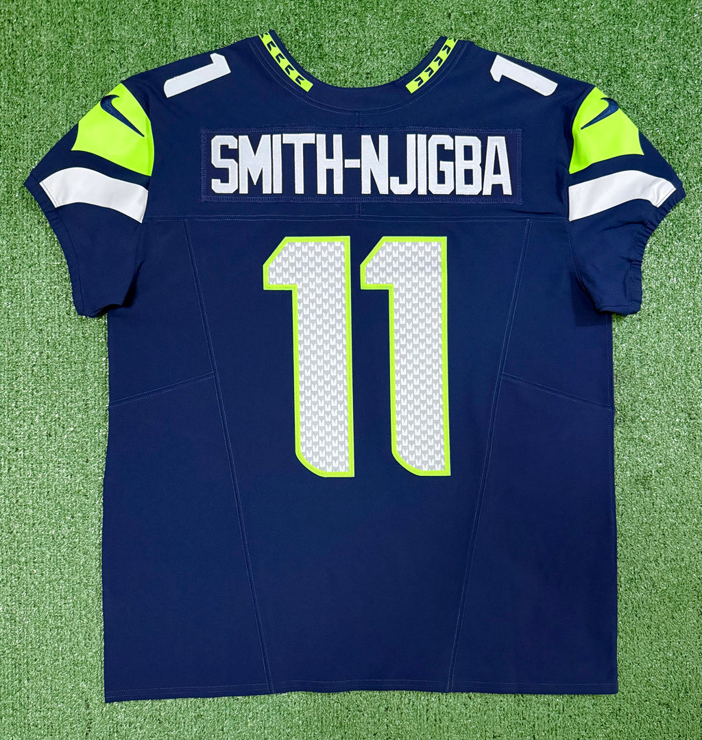 Jaxon Smith-Njigba Seattle Seahawks Jersey #11 Nike Vapor FUSE Elite Navy Size 48 (XL) NFL