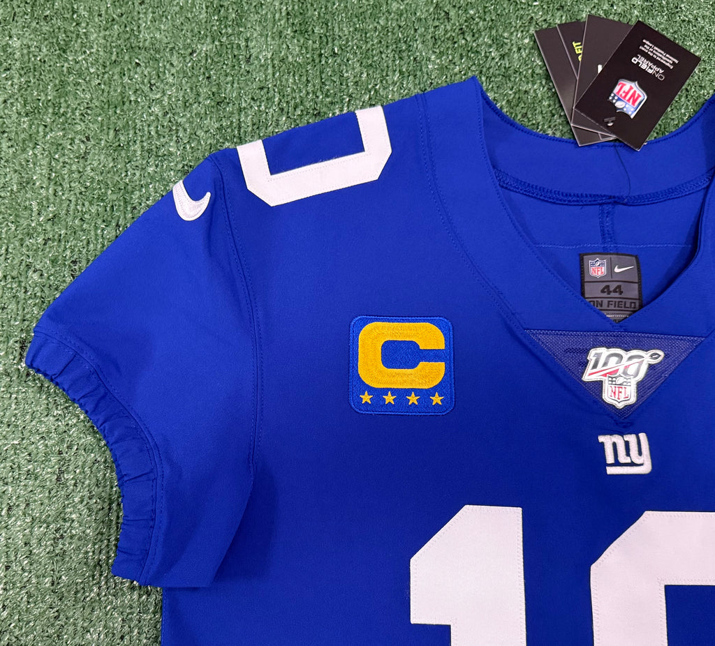 Eli Manning New York Giants Jersey #10 Nike Vapor Elite Blue Size 44 (Large) NFL
