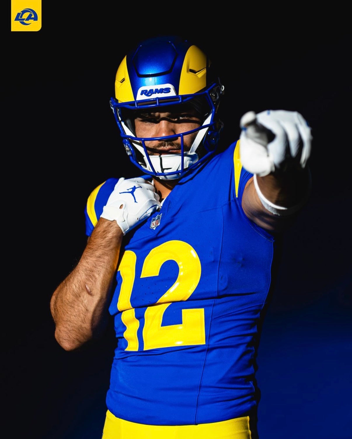 Puka Nacua Los Angeles Rams
Jersey #12 Nike Vapor FUSE Elite blue Size 44 (Large) NFL
