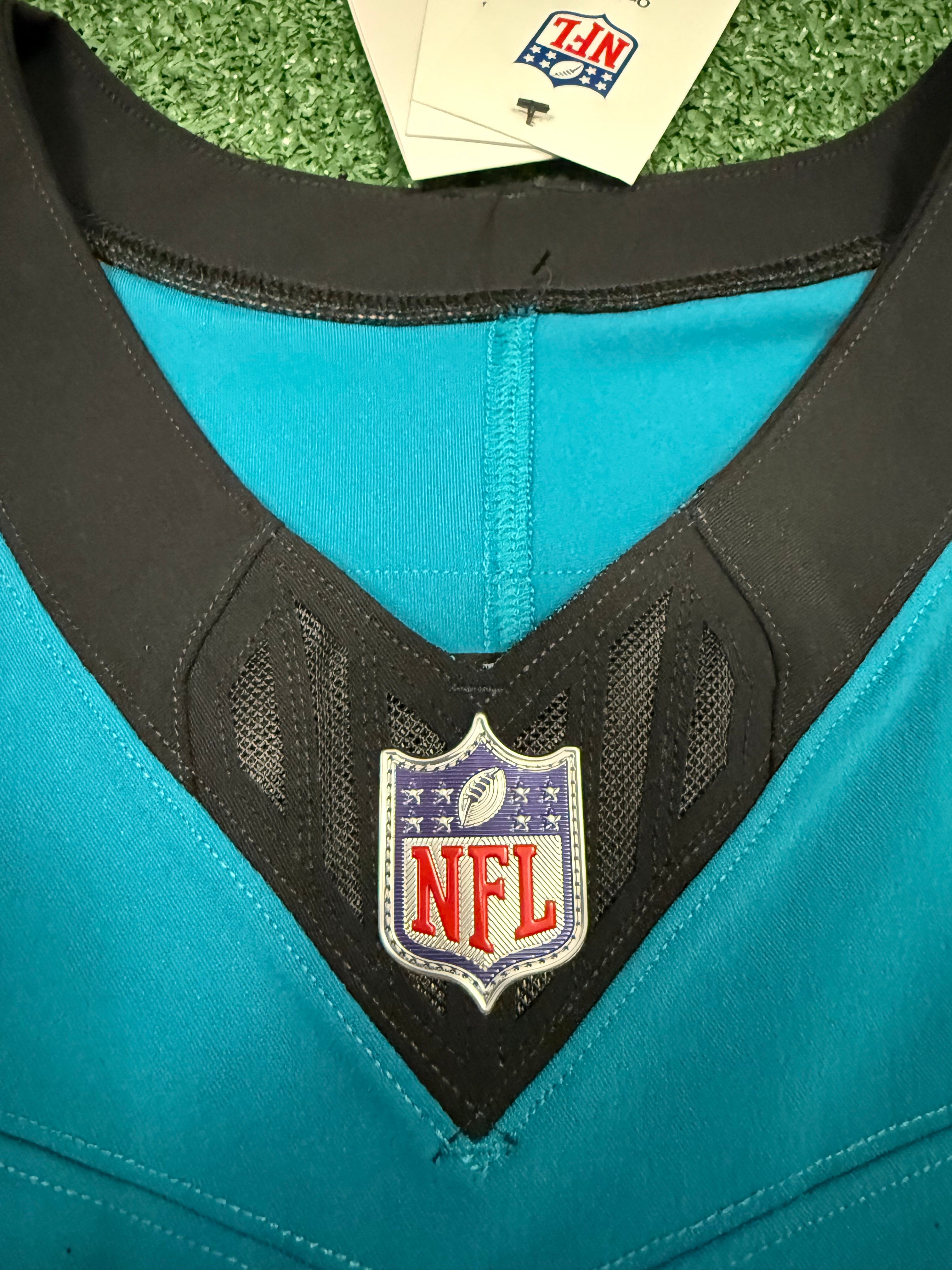 Trevor Lawrence Jacksonville Jaguars Jersey #16 Nike Vapor Fuse Elite Teal Size 48 (XL) NFL