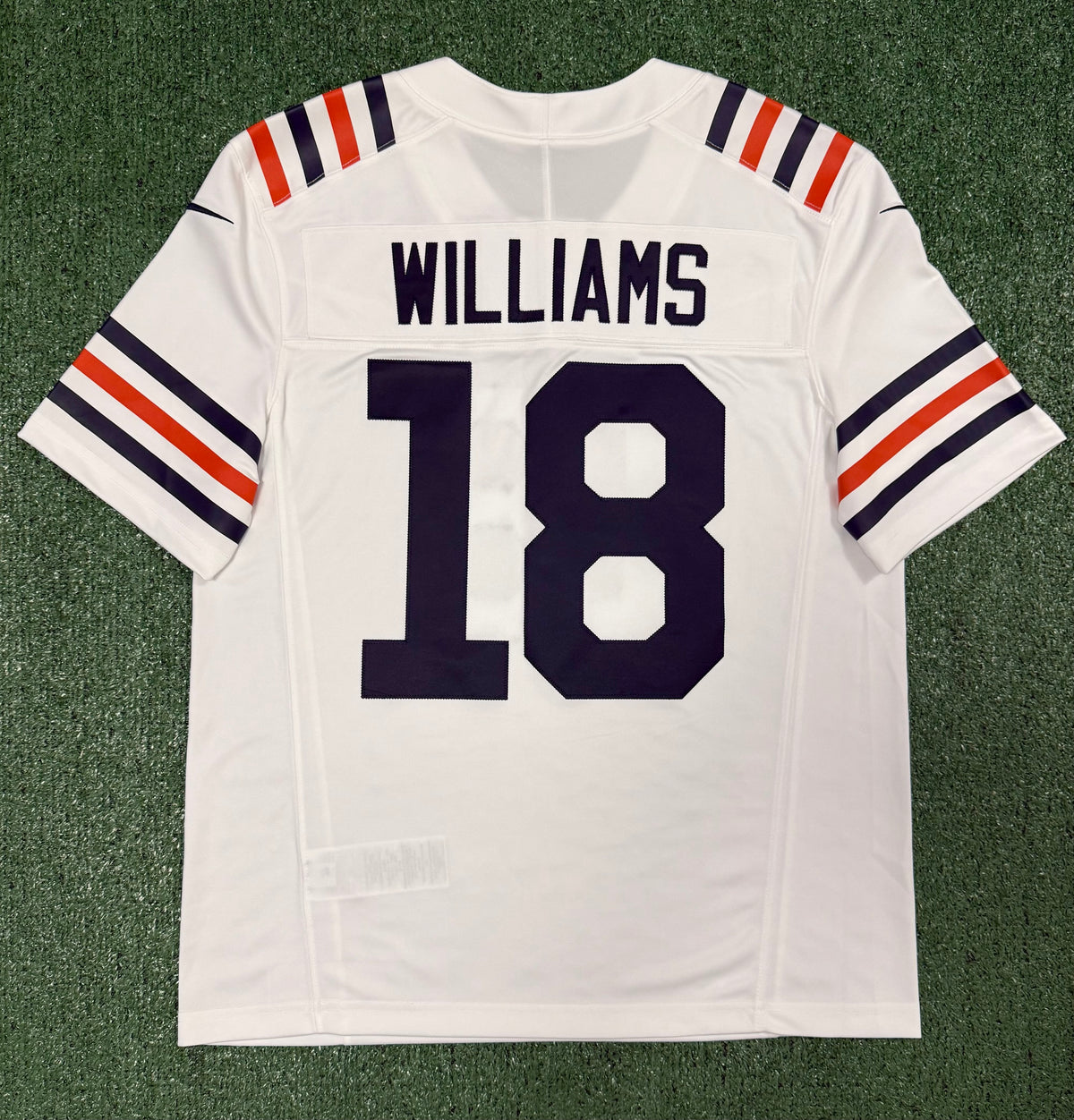 Caleb Williams Chicago Bears Jersey #18 Nike Vapor FUSE Stitched Limited White Size (Medium) NFL