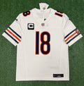 Caleb Williams Chicago Bears Jersey #18 Nike Vapor FUSE Stitched Limited White Size (Medium) NFL