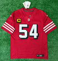 Fred Warner San Francisco 49ers Jersey #54 Nike Vapor Fuse Limited Stitched Red Size (Medium) NFL