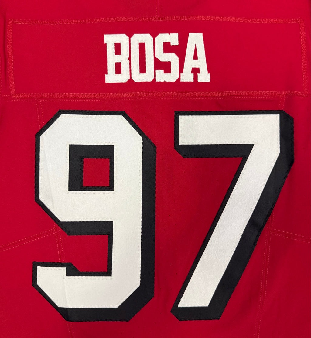 Nick Bosa San Francisco 49ers
Jersey #97 Nike Vapor FUSE Elite red Size 44 (Large) NFL