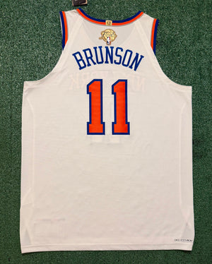Jalen Brunson New York Knicks Jersey #11 Nike ADV Authentic White Size 52 (XL) NBA