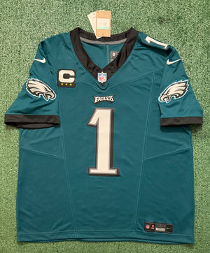 Jalen Hurts Philadelphia Eagles Jersey #1 Nike Vapor FUSE Limited Green size (XL) NFL