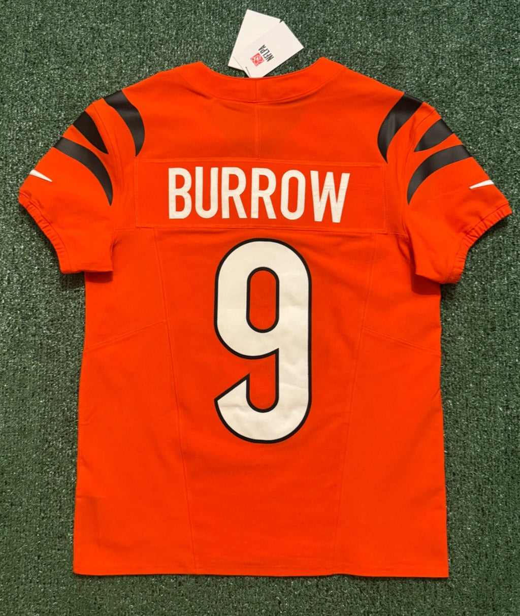 Joe Burrow Cincinnati Bengals Jersey #9 Nike Vapor FUSE Elite Orange Size 40 (Medium) NFL