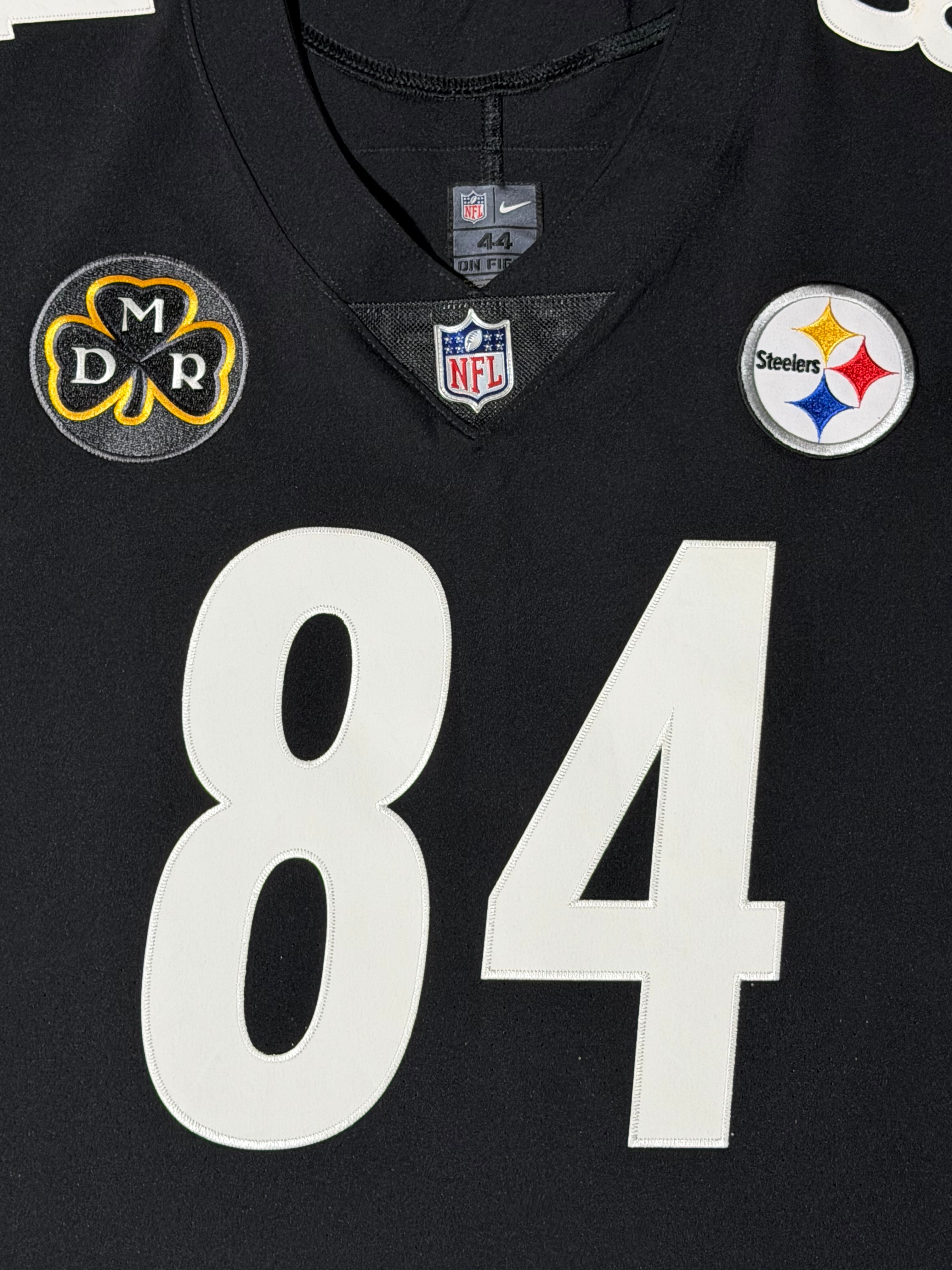 Antonio Brown Pittsburgh Steelers Jersey #84 Nike Vapor Elite Black Size 44 (Large) NFL