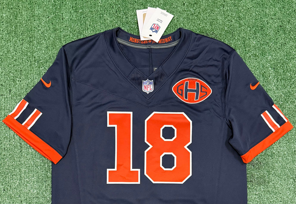 Caleb Williams Chicago Bears Jersey #18 Nike FUSE Rivalry Navy Size (Medium) NFL