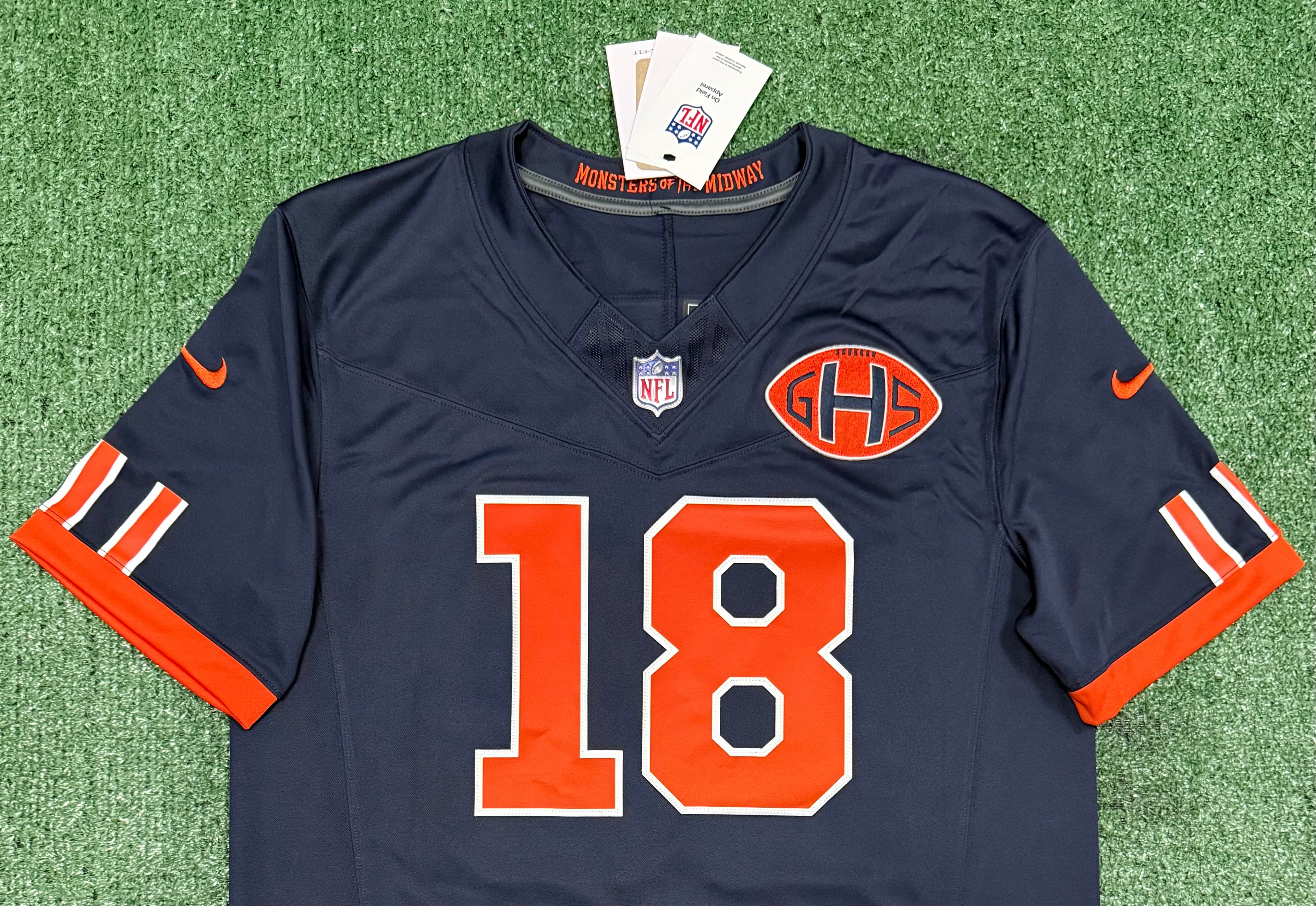 Caleb Williams Chicago Bears Jersey #18 Nike FUSE Rivalry Navy Size (Medium) NFL