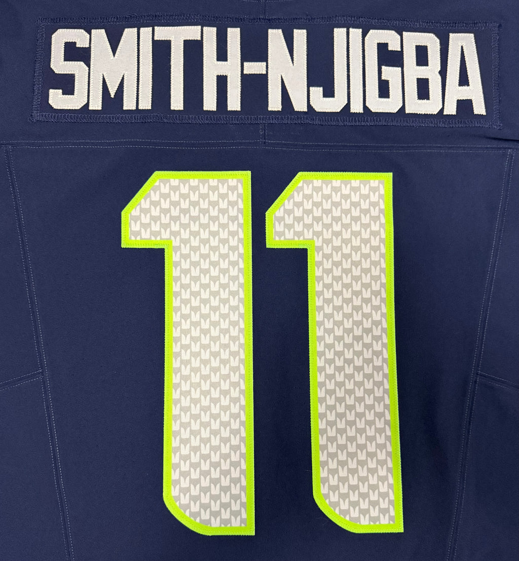 Jaxon Smith-Njigba Seattle Seahawks Jersey #11 Nike Vapor FUSE Elite Navy Size 48 (XL) NFL