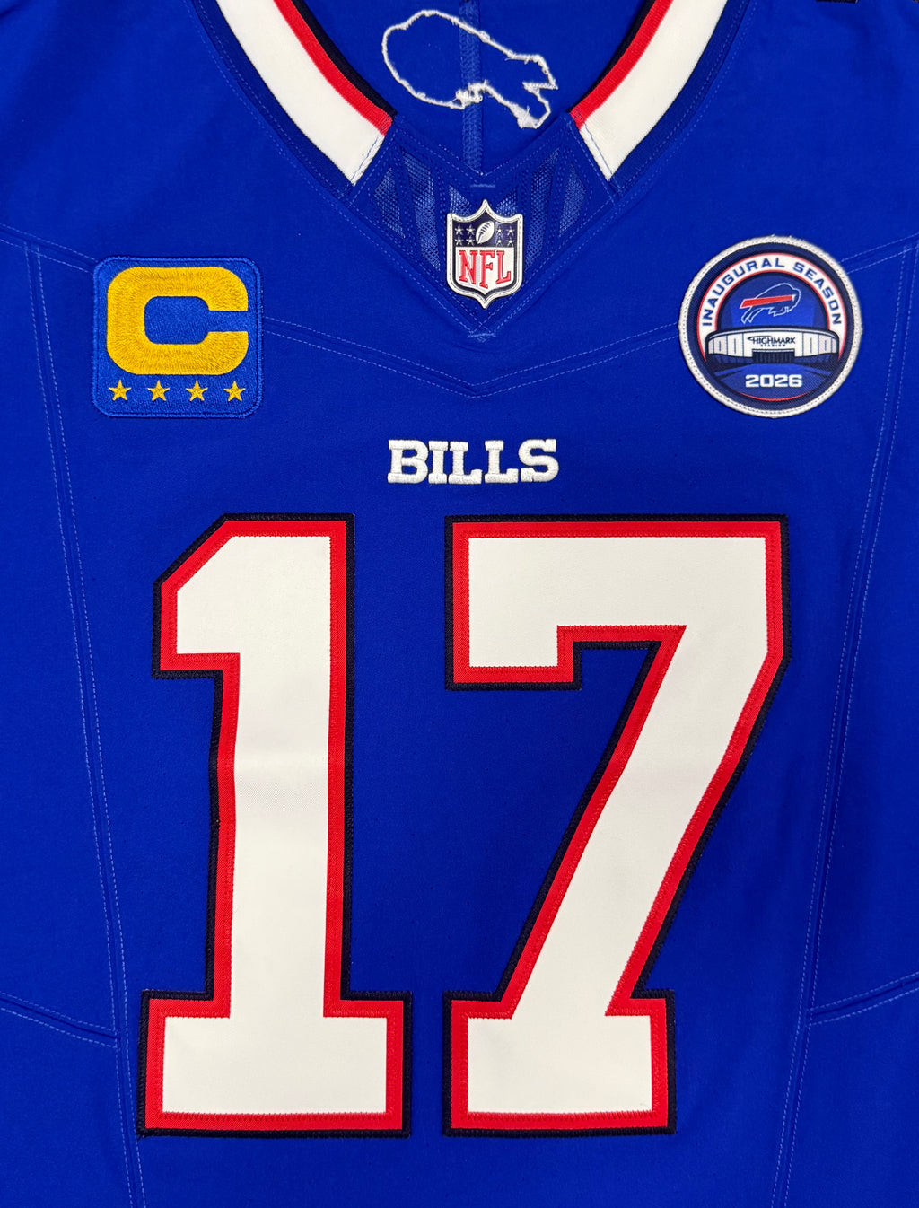 Josh Allen Buffalo Bills Jersey #17 Nike Vapor Fuse Elite Blue Size 40 (M) NFL