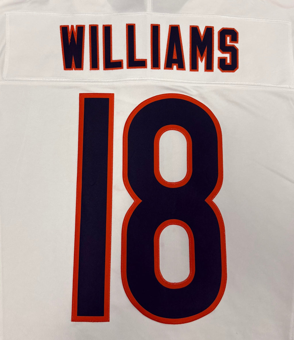 Caleb Williams Chicago Bears Jersey #18 Nike Vapor FUSE Stitched Limited White Size (Medium) NFL