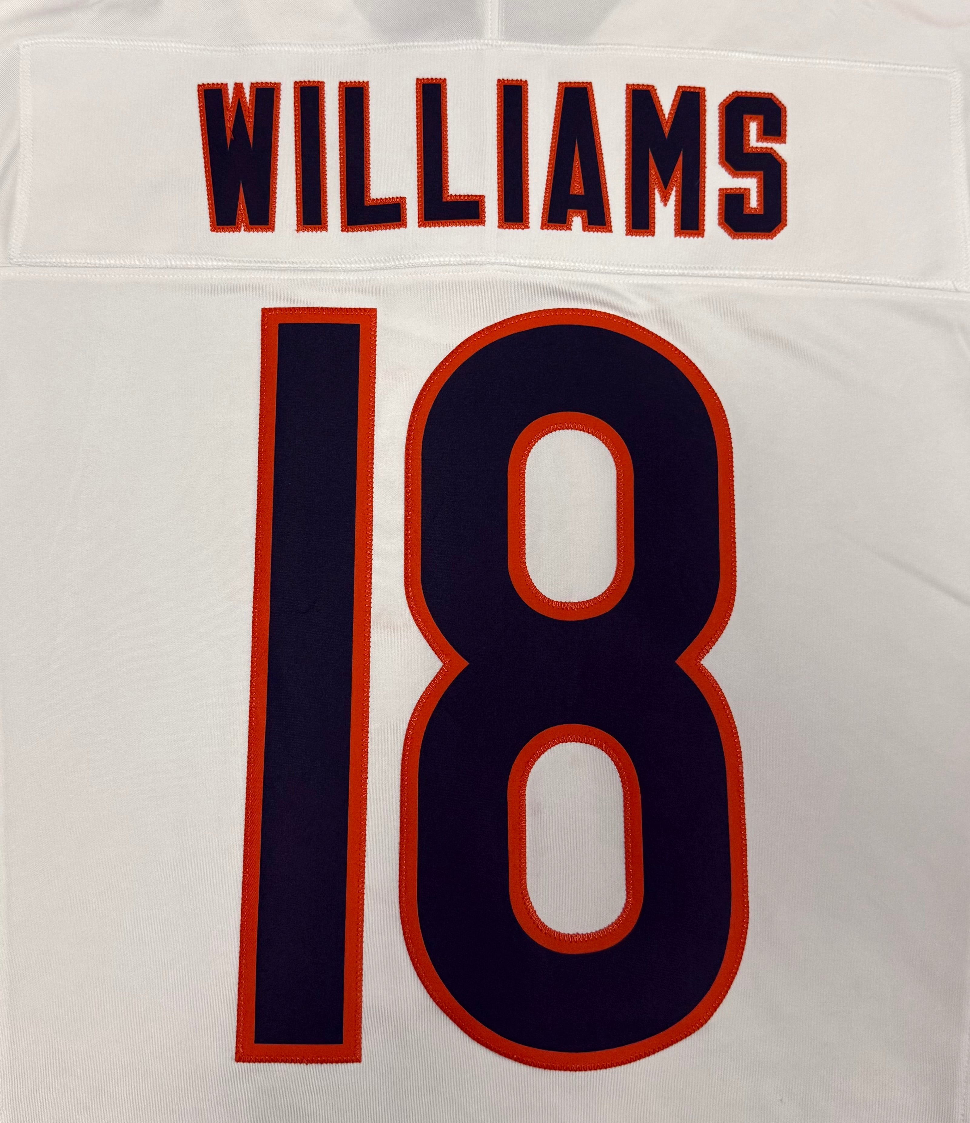 Caleb Williams Chicago Bears Jersey #18 Nike Vapor FUSE Stitched Limited White Size (Medium) NFL