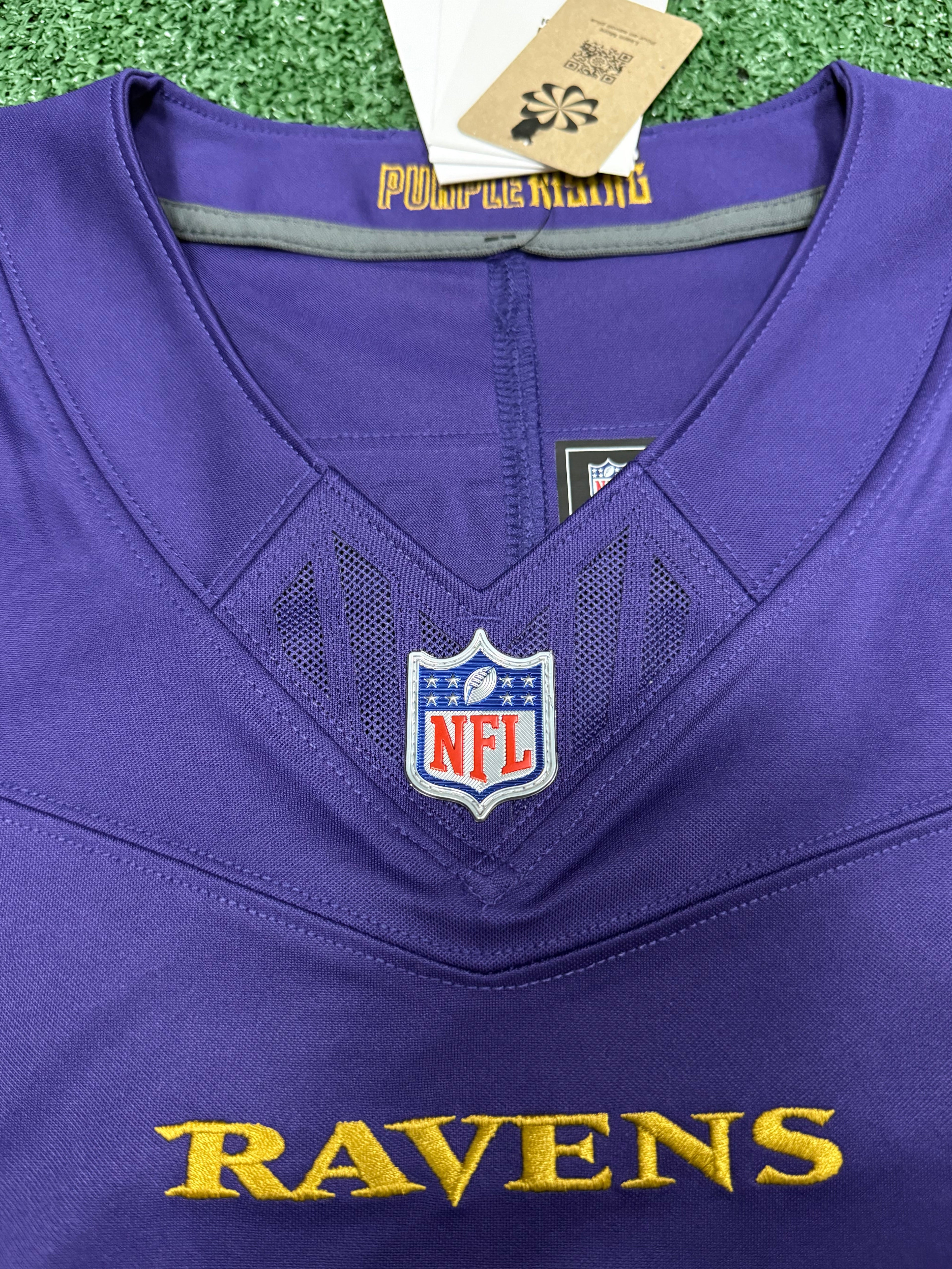 Lamar Jackson Baltimore Ravens Jersey #8 Nike Vapor FUSE Limited Purple Size (XL) NFL