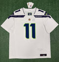 Jaxon Smith-Njigba Seattle Seahawks Jersey #11 Nike Vapor FUSE Limited White Size (XL) NFL