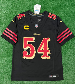 Fred Warner San Francisco 49ers Jersey #54 Nike FUSE Rivalry Black  Size (Medium) NFL