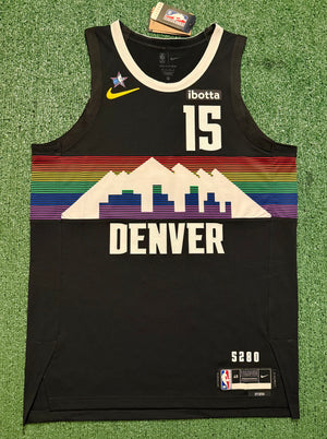 Nikola Jokic Denver Nuggets Jersey #15 Nike ADV Authentic Black Size 48 (L) NBA