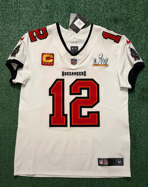 Tom Brady Tampa Bay Buccaneers Jersey #12 Nike Vapor Elite White size 44 (Large) NFL