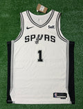 Victor Wembanyama San Antonio Spurs Jersey #1 Nike ADV Authentic White Size 52 (XL) NBA