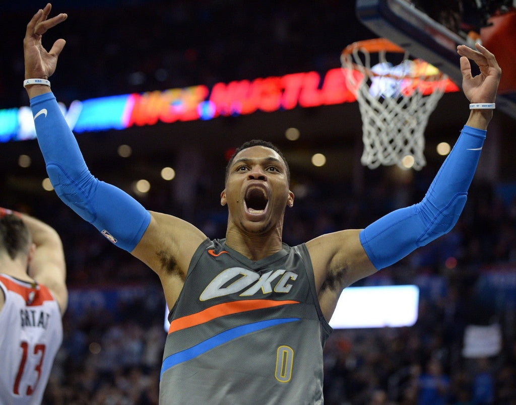 Russell Westbrook Oklahoma City Thunder Jersey #0 Nike Aeroswift Authentic Gray Size 52 (XL) NBA