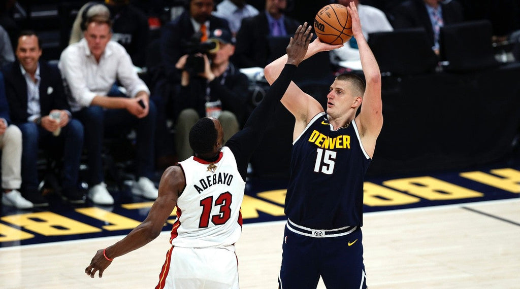 Nikola Jokic Denver Nuggets Jersey #15 Nike ADV Authentic Navy Size 52 (XL) NBA