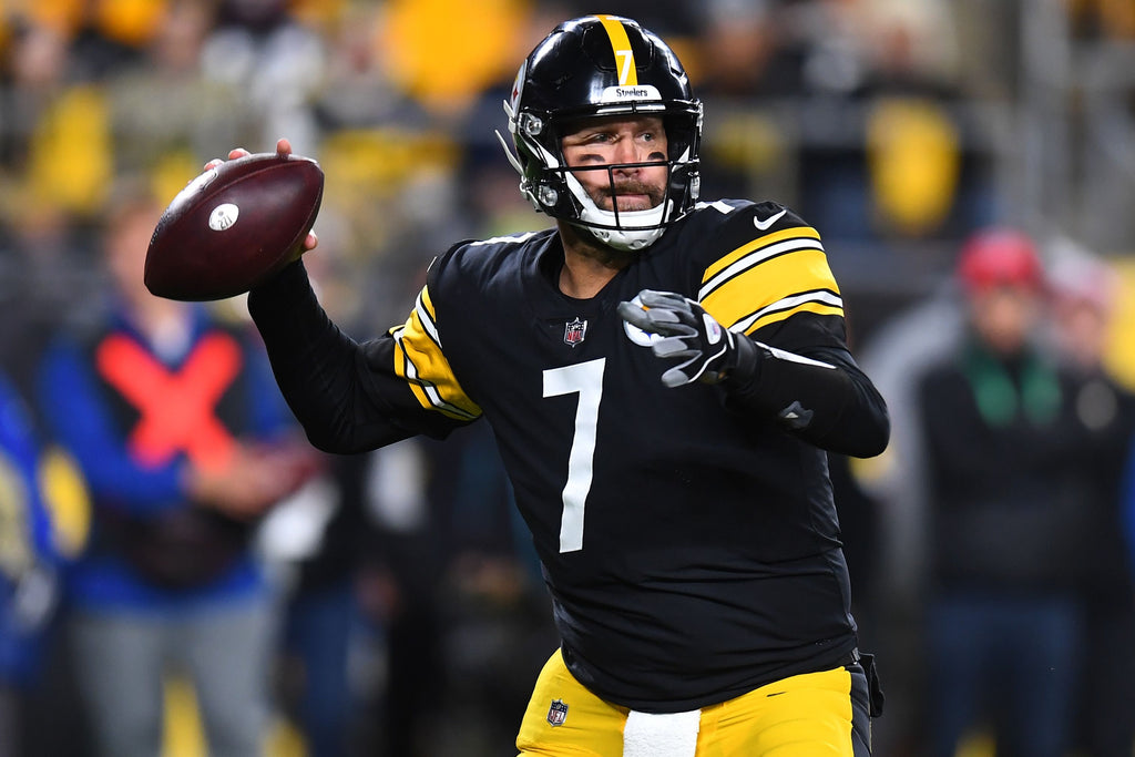 Ben Roethlisberger Pittsburgh Steelers Jersey #7 Nike Vapor Elite Black Size 44 (Large) NFL