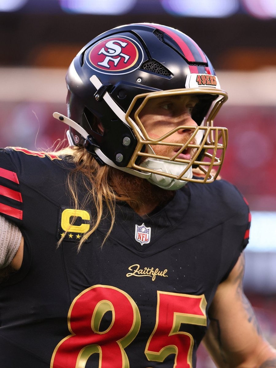 George Kittle San Francisco 49ers Jersey #85 Nike Vapor Fuse Limited Rivalry Black Size (XL) NFL