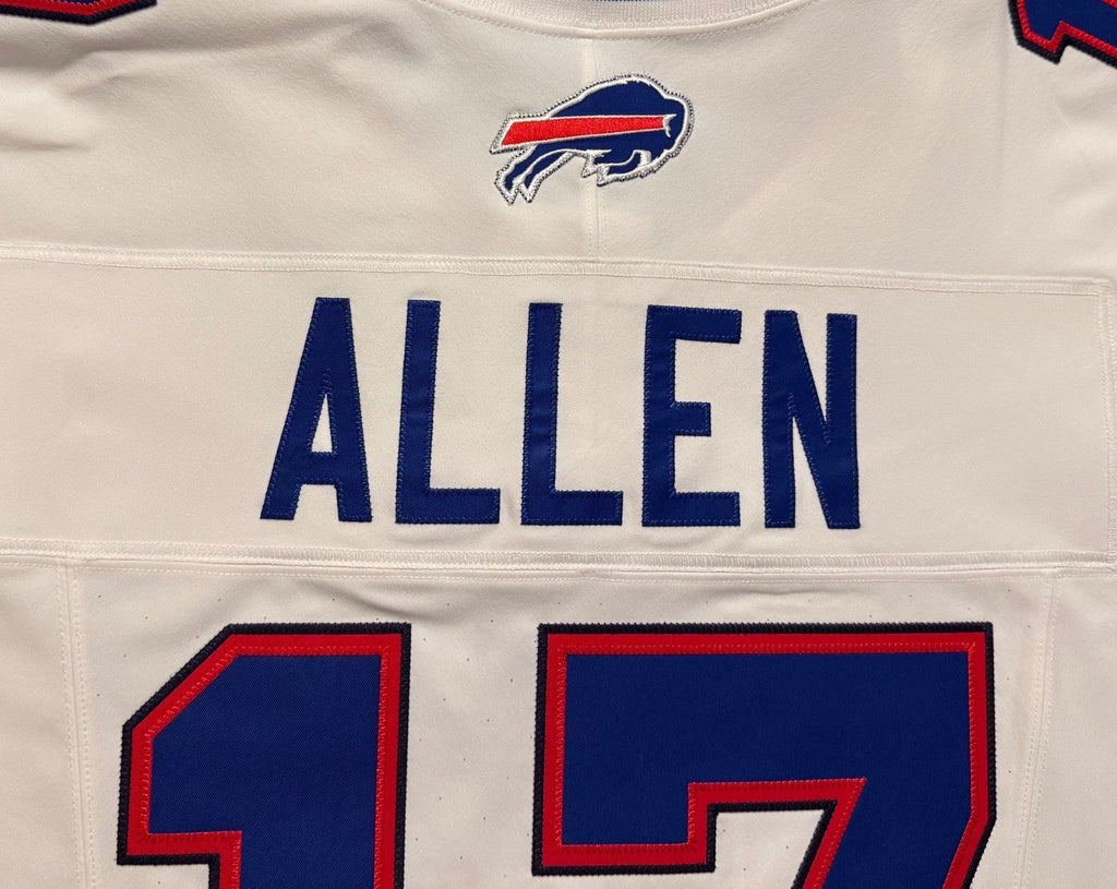 Josh Allen Buffalo Bills Jersey #17 Nike Vapor Fuse Elite White Size 48 (XL) NFL