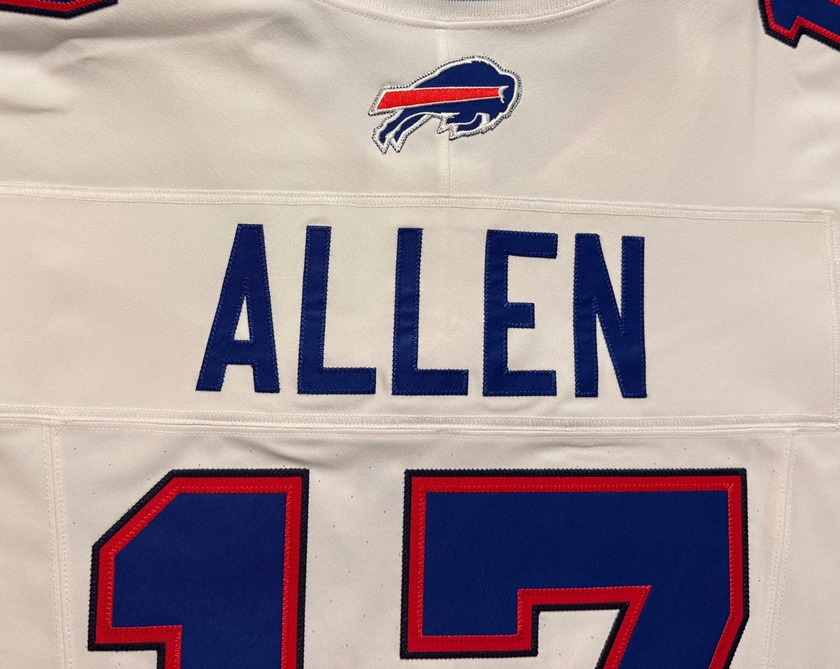 Josh Allen Buffalo Bills Jersey #17 Nike Vapor Fuse Elite White Size 48 (XL) NFL