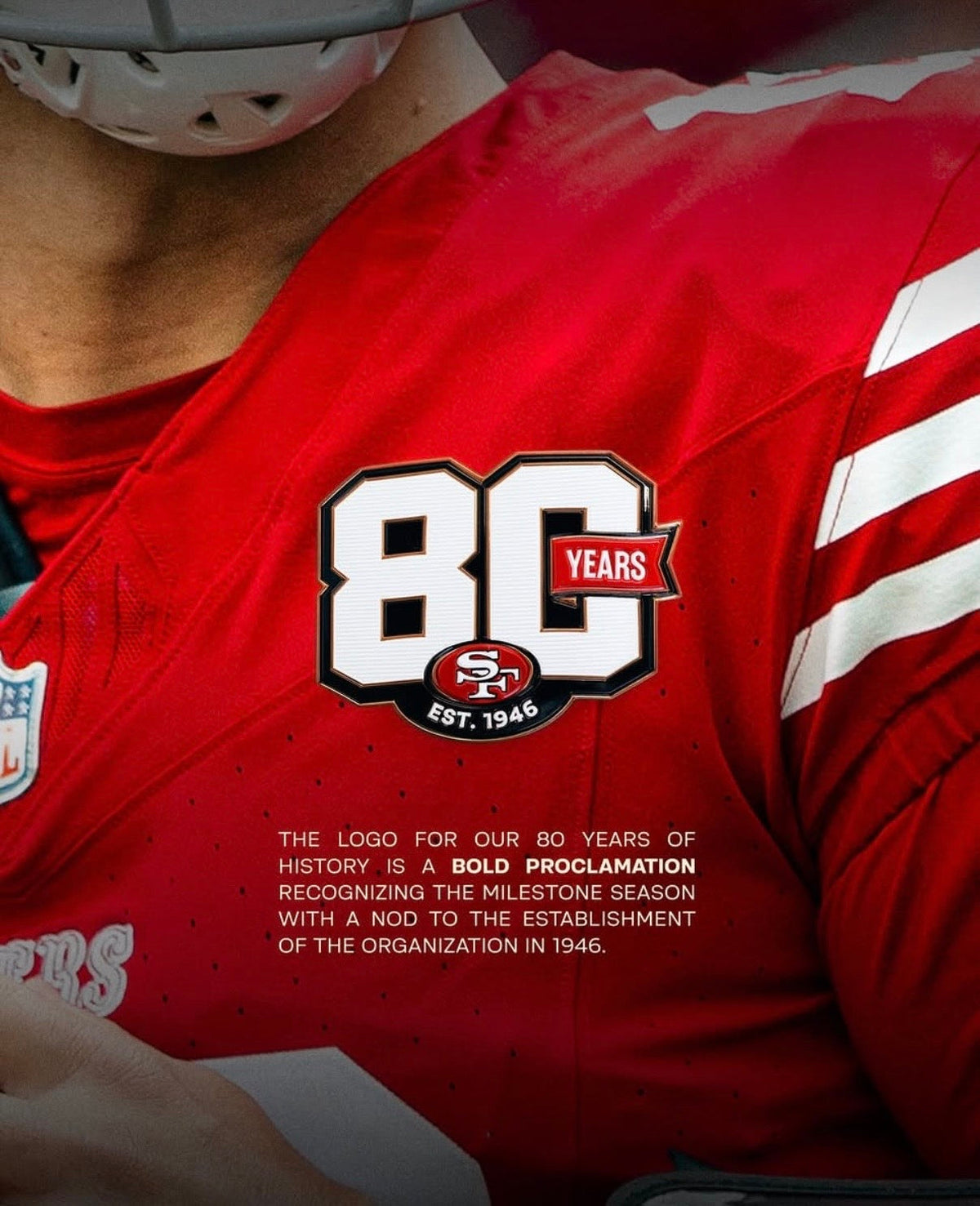 Fred Warner San Francisco 49ers Jersey #54 Nike Vapor FUSE Elite Red Size 40 (Medium) NFL