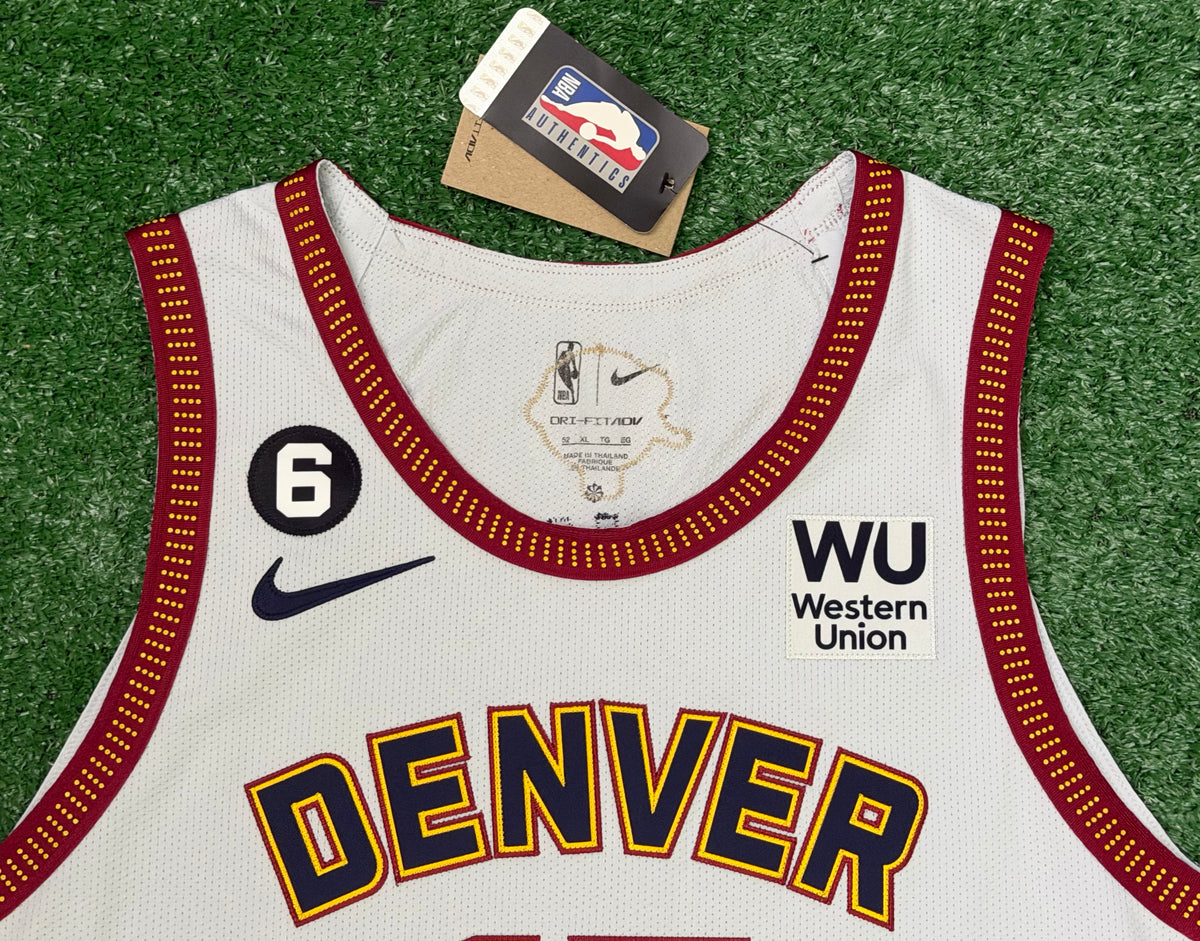 Nikola Jokic Denver Nuggets Jersey #15 Nike ADV Authentic Gray Size 52 (XL) NBA READ DESCRIPTION