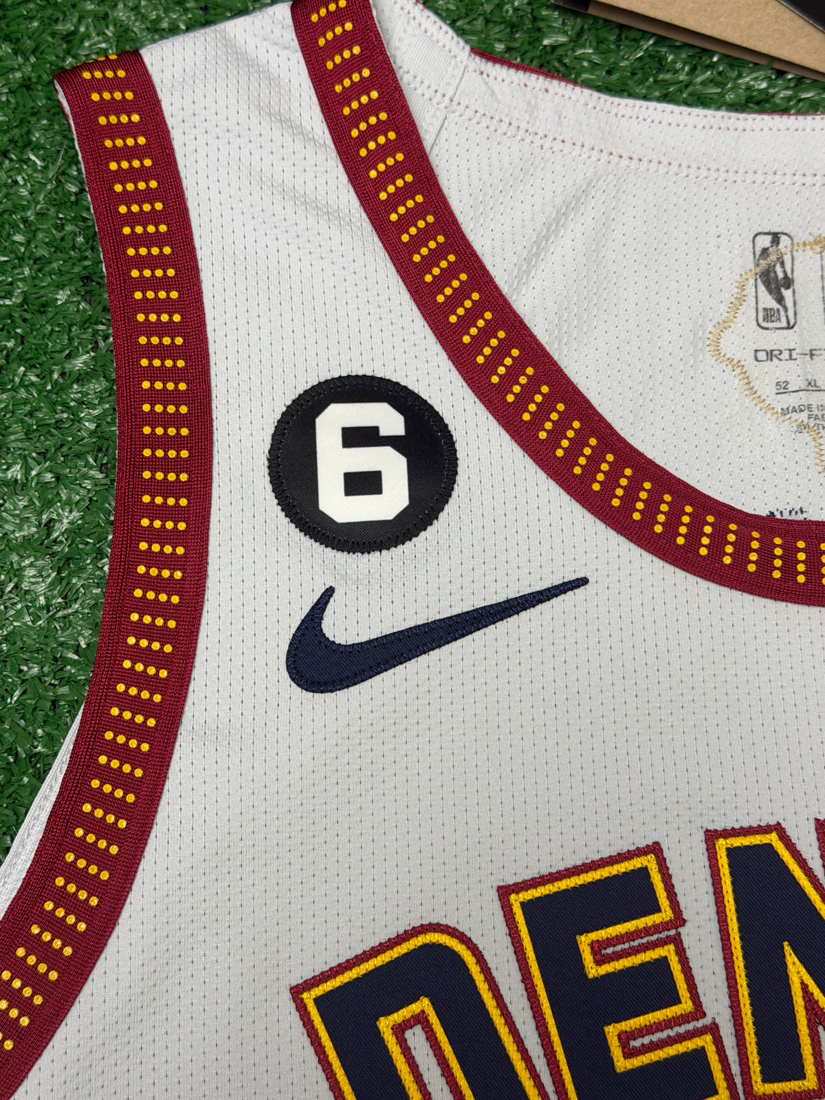 Nikola Jokic Denver Nuggets Jersey #15 Nike ADV Authentic Gray Size 52 (XL) NBA READ DESCRIPTION