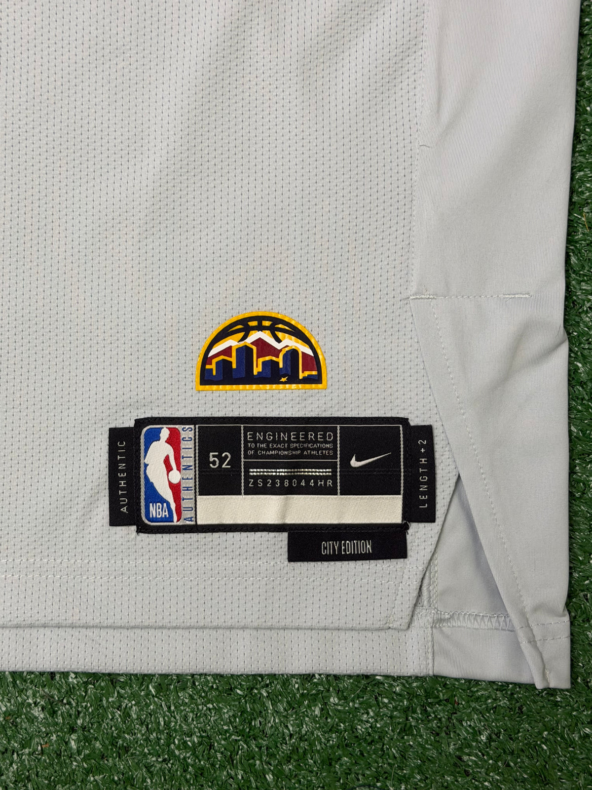 Nikola Jokic Denver Nuggets Jersey #15 Nike ADV Authentic Gray Size 52 (XL) NBA READ DESCRIPTION