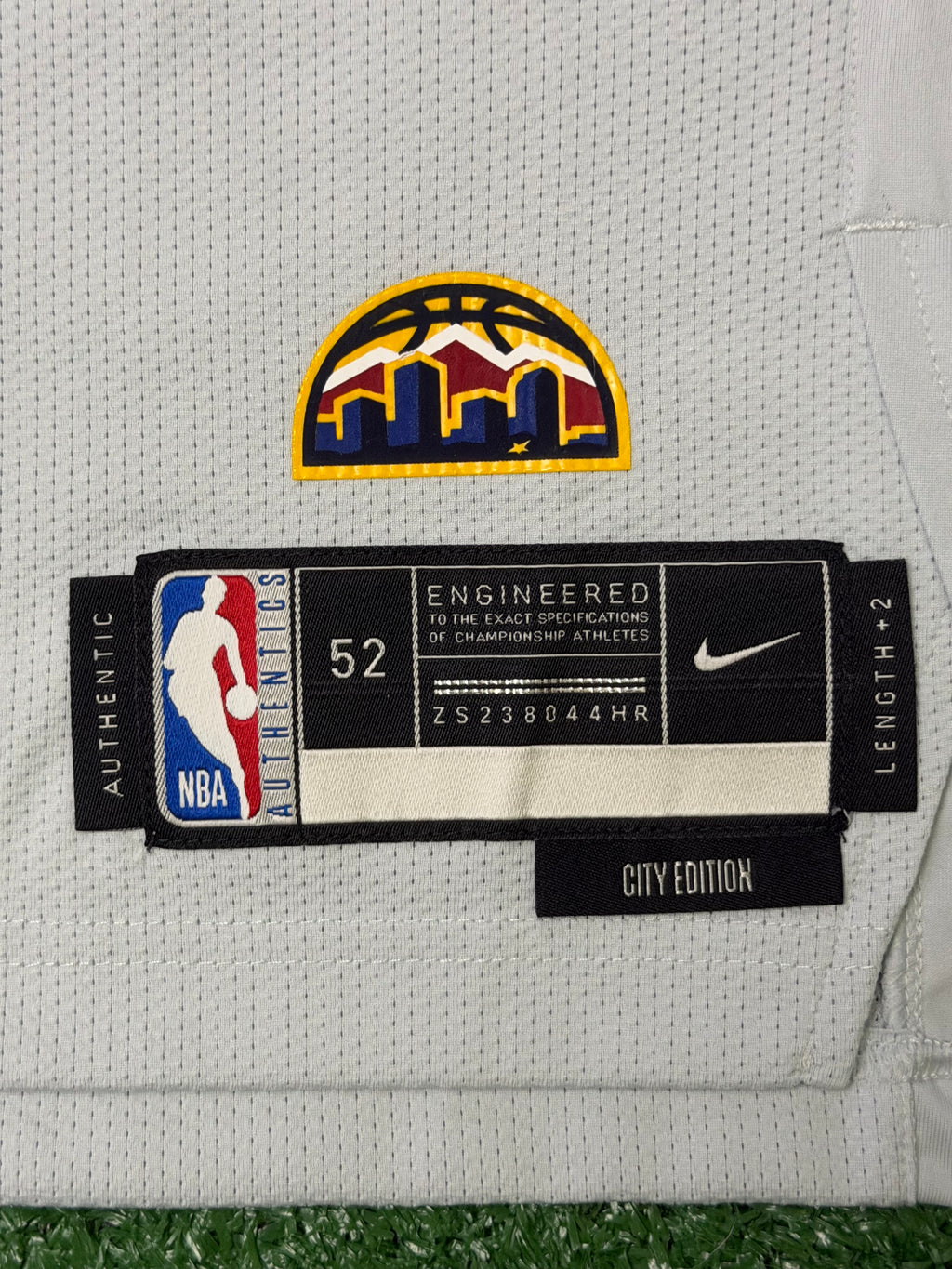 Nikola Jokic Denver Nuggets Jersey #15 Nike ADV Authentic Gray Size 52 (XL) NBA READ DESCRIPTION