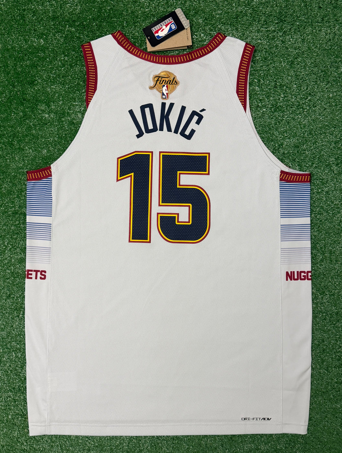 Nikola Jokic Denver Nuggets Jersey #15 Nike ADV Authentic Gray Size 52 (XL) NBA READ DESCRIPTION