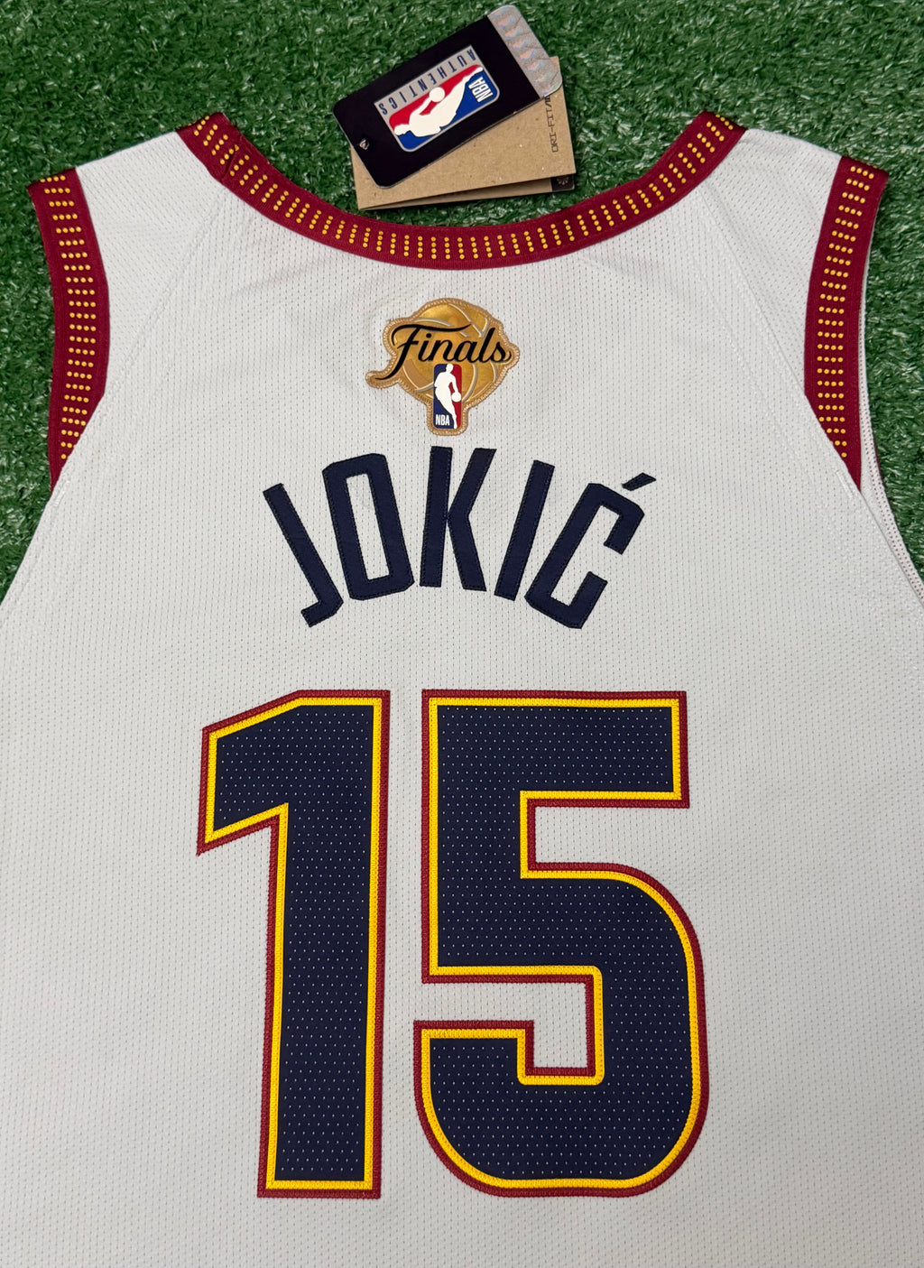Nikola Jokic Denver Nuggets Jersey #15 Nike ADV Authentic Gray Size 52 (XL) NBA READ DESCRIPTION