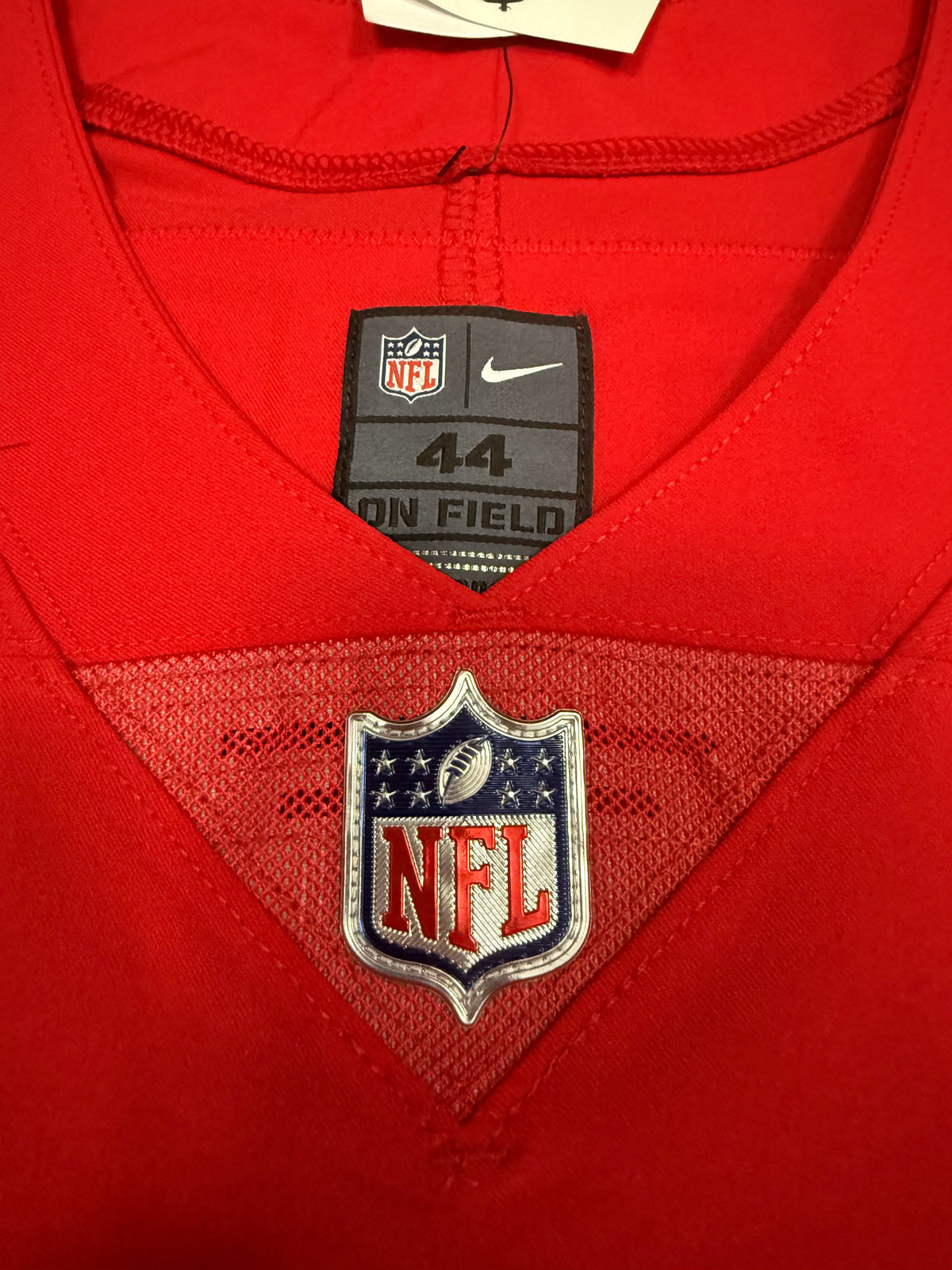 Tom Brady New England Patriots Jersey #12 Nike Vapor Elite Red Size 44 (L) NFL