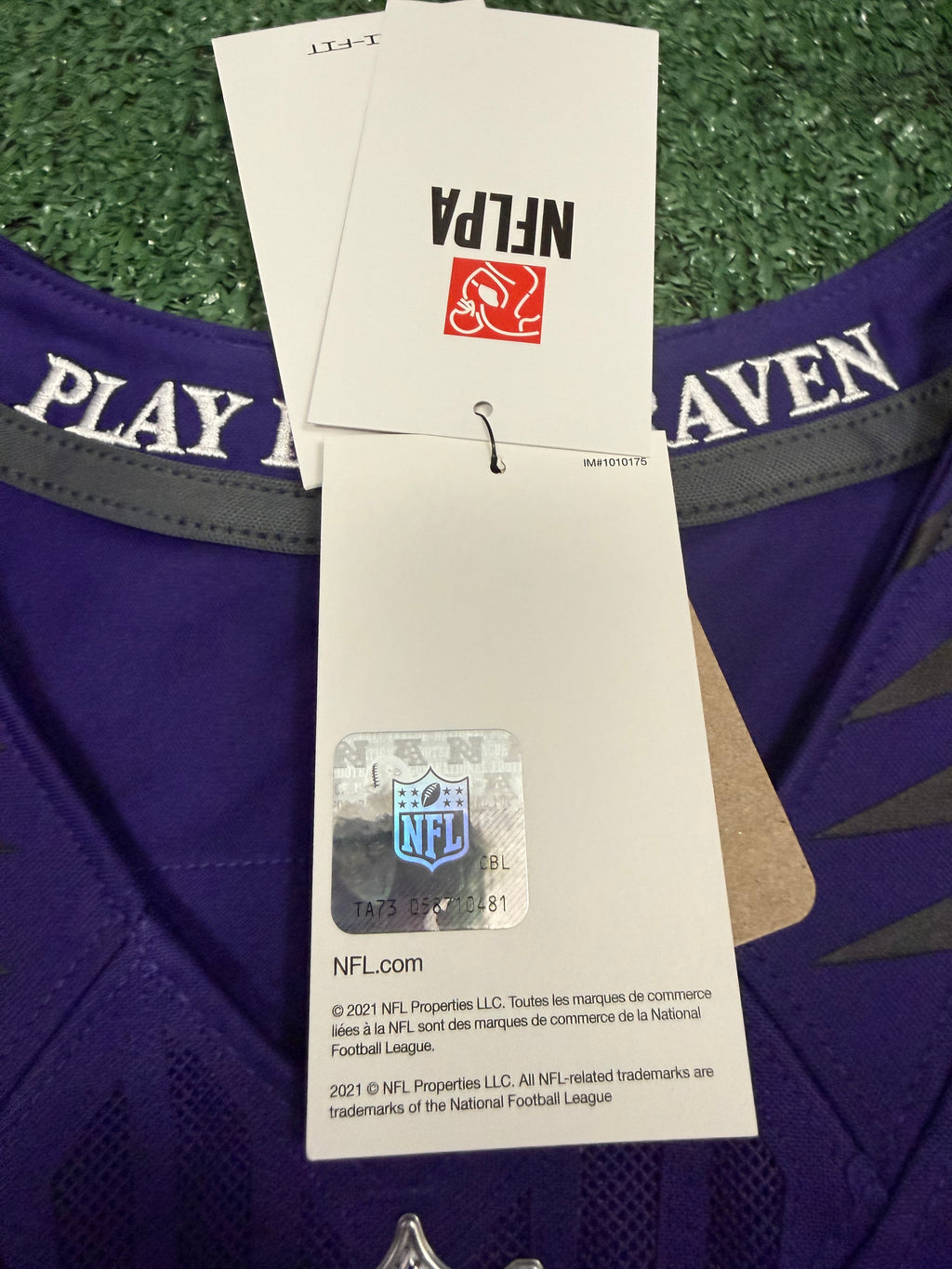 Lamar Jackson Baltimore Ravens Jersey #8 Nike Vapor FUSE Limited Purple Size (Medium) NFL