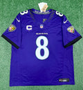 Lamar Jackson Baltimore Ravens Jersey #8 Nike Vapor FUSE Limited Purple Size (XL) NFL
