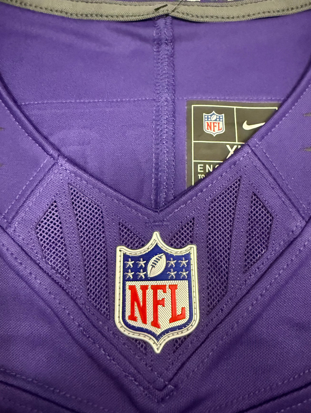 Lamar Jackson Baltimore Ravens Jersey #8 Nike Vapor FUSE Limited Purple Size (XL) NFL