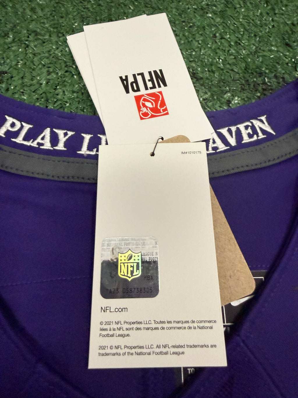 Lamar Jackson Baltimore Ravens Jersey #8 Nike Vapor FUSE Limited Purple Size (XL) NFL