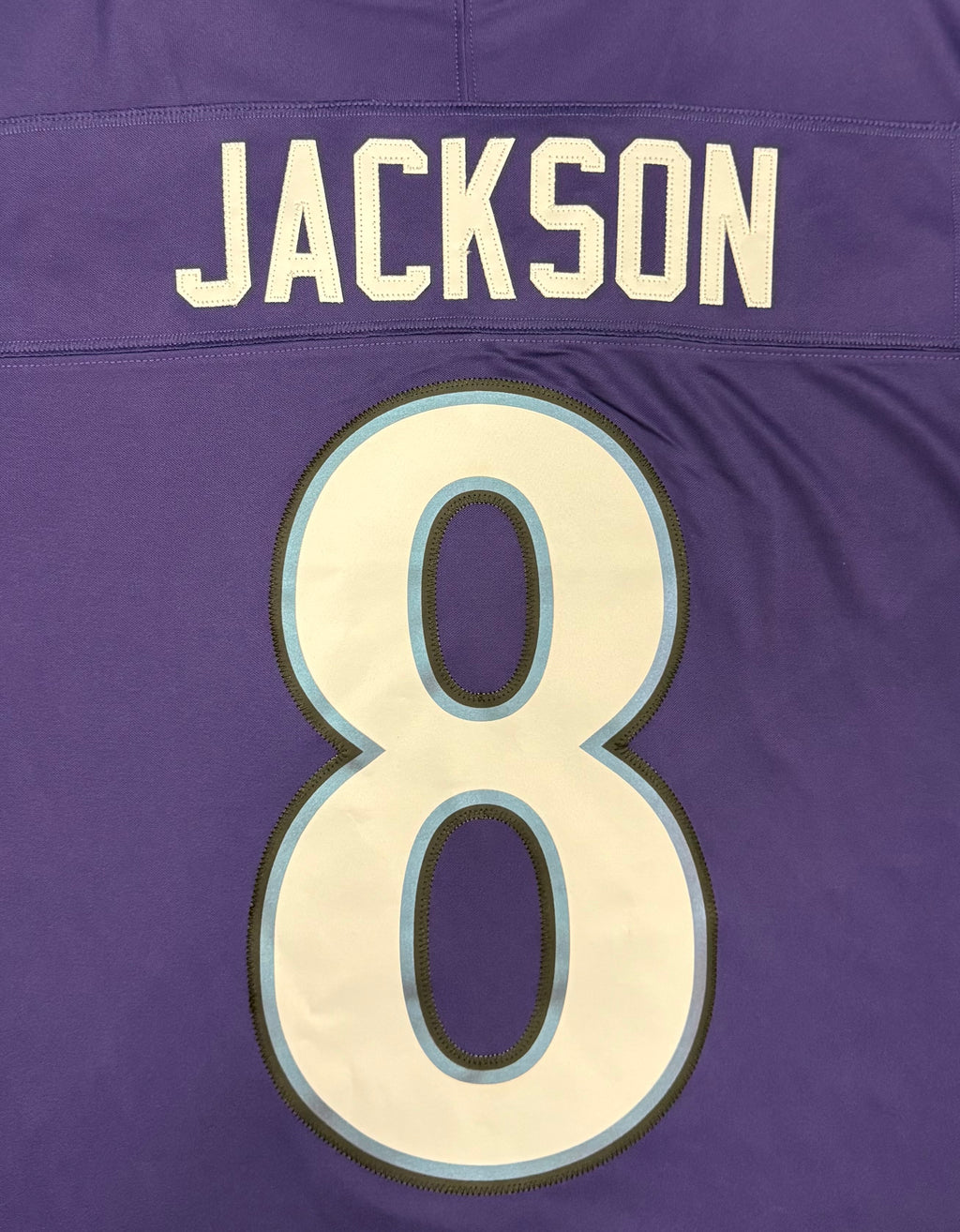 Lamar Jackson Baltimore Ravens Jersey #8 Nike Vapor FUSE Limited Purple Size (XL) NFL
