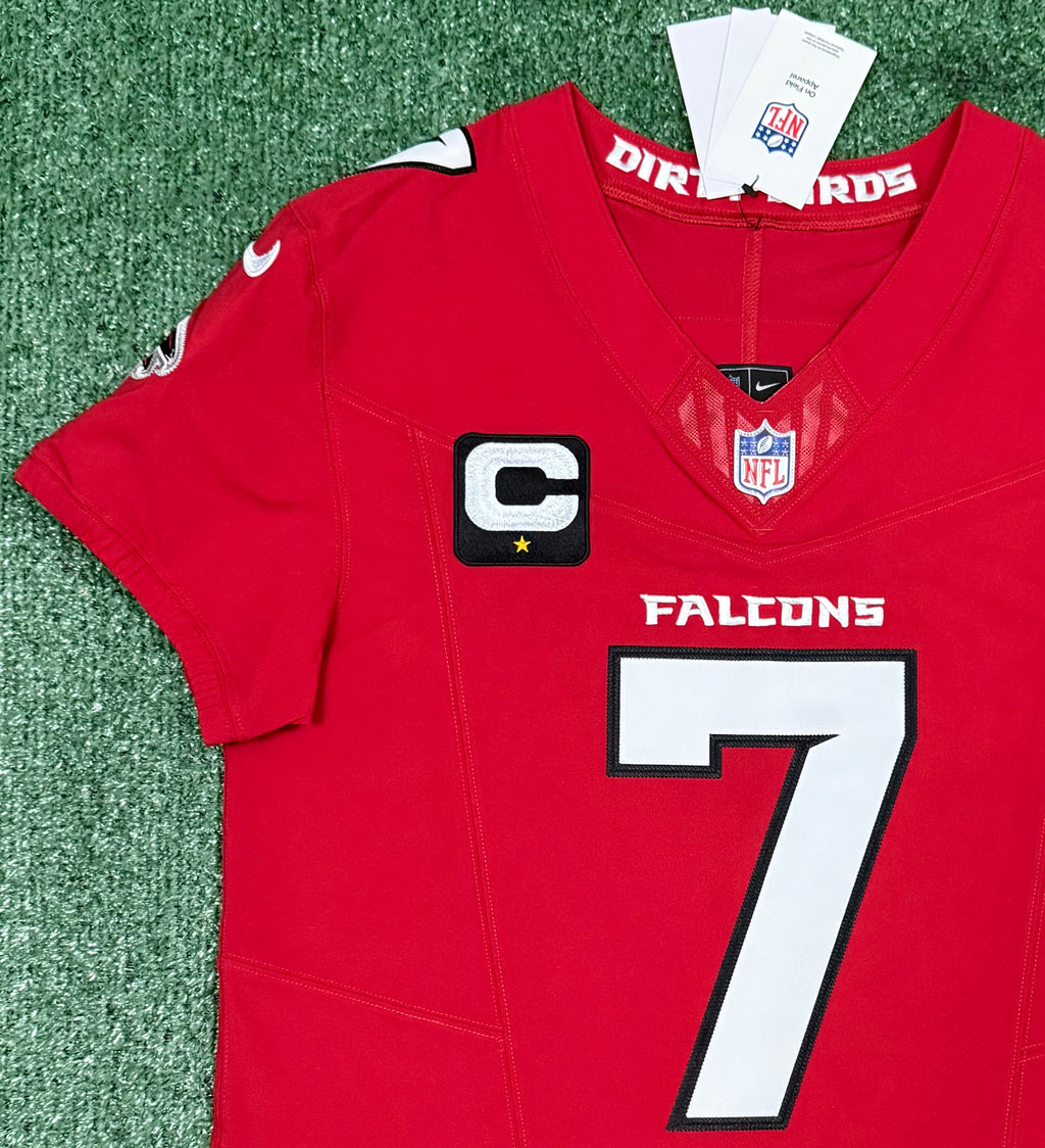 Bijan Robinson Atlanta Falcons Jersey #7 Nike Vapor FUSE Elite Red Size 40 (Medium) NFL