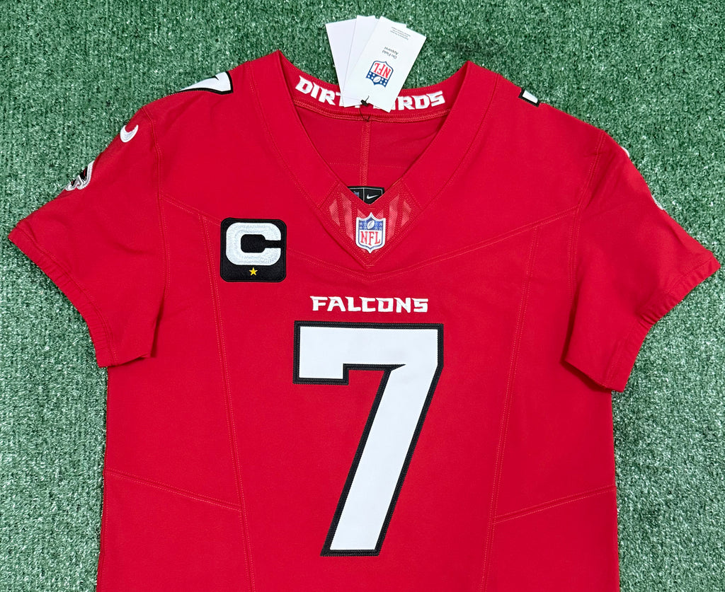 Bijan Robinson Atlanta Falcons Jersey #7 Nike Vapor FUSE Elite Red Size 40 (Medium) NFL