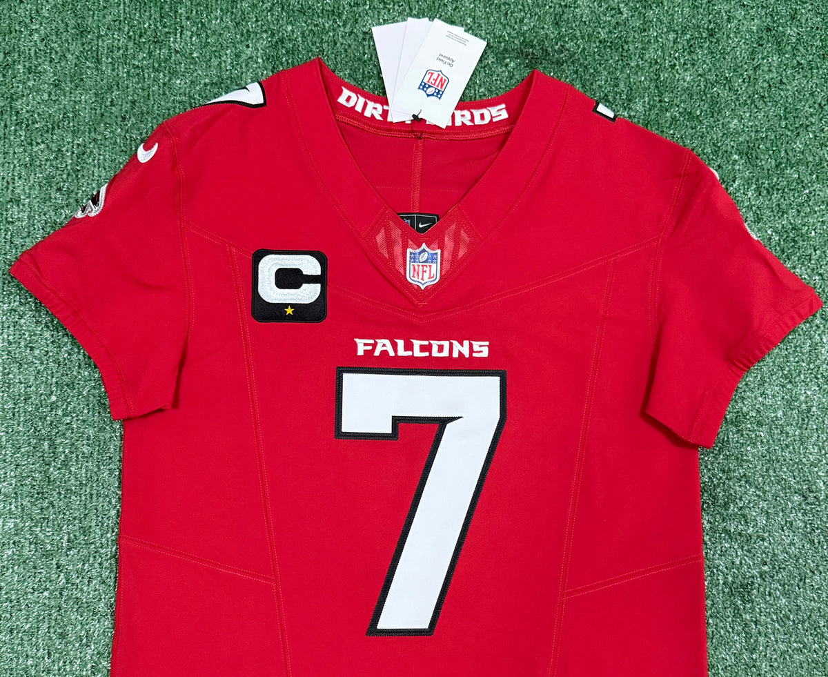 Bijan Robinson Atlanta Falcons Jersey #7 Nike Vapor FUSE Elite Red Size 40 (Medium) NFL
