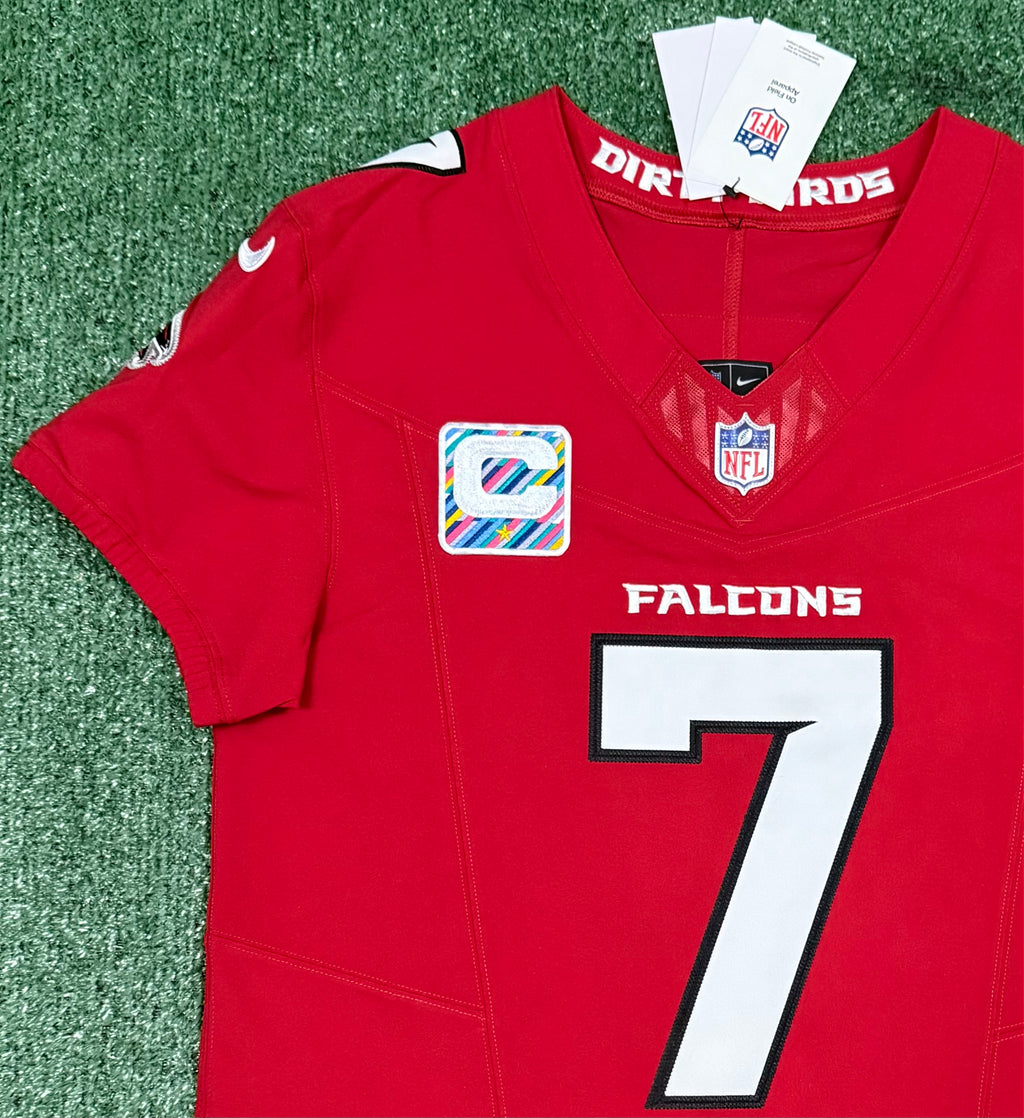 Bijan Robinson Atlanta Falcons Jersey #7 Nike Vapor FUSE Elite Red Size 40 (Medium) NFL